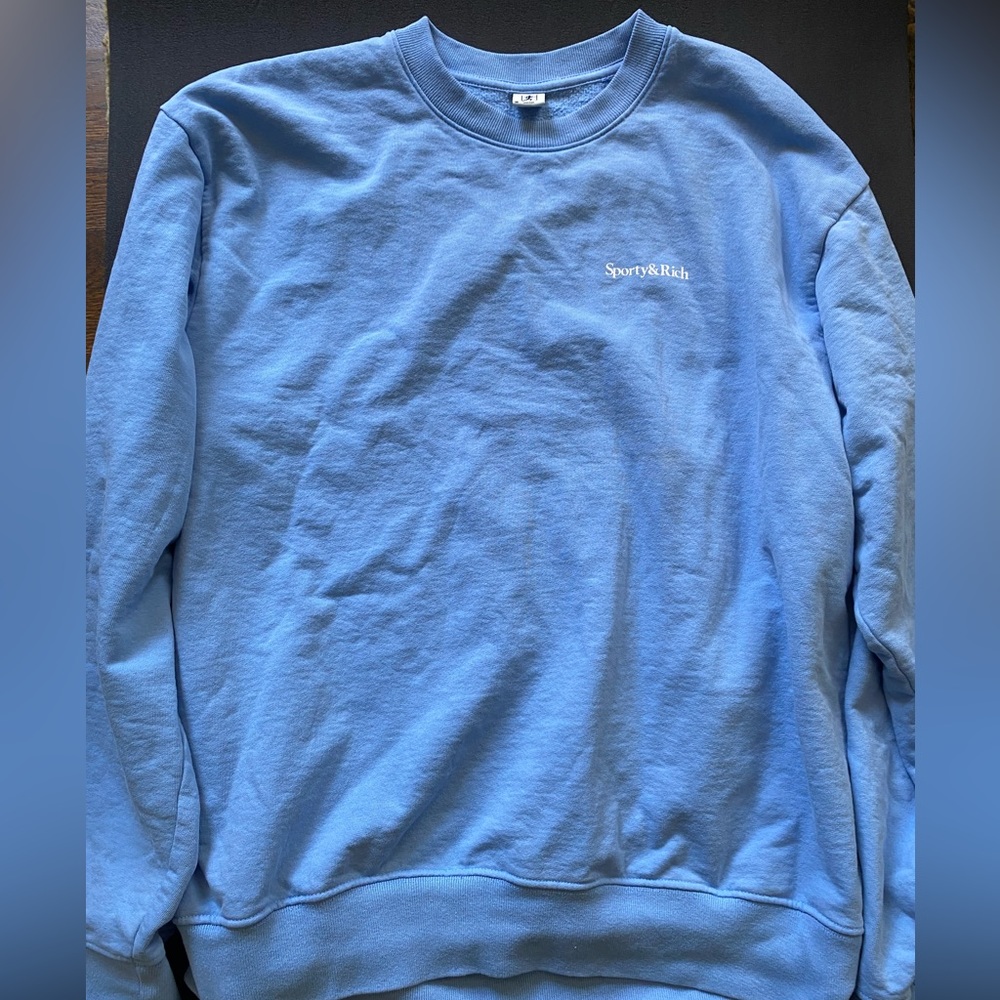 Sporty & Rich Blue Sweatshirt